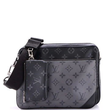 Louis Vuitton Trio Messenger Bag Reverse Monogram Eclipse Canvas