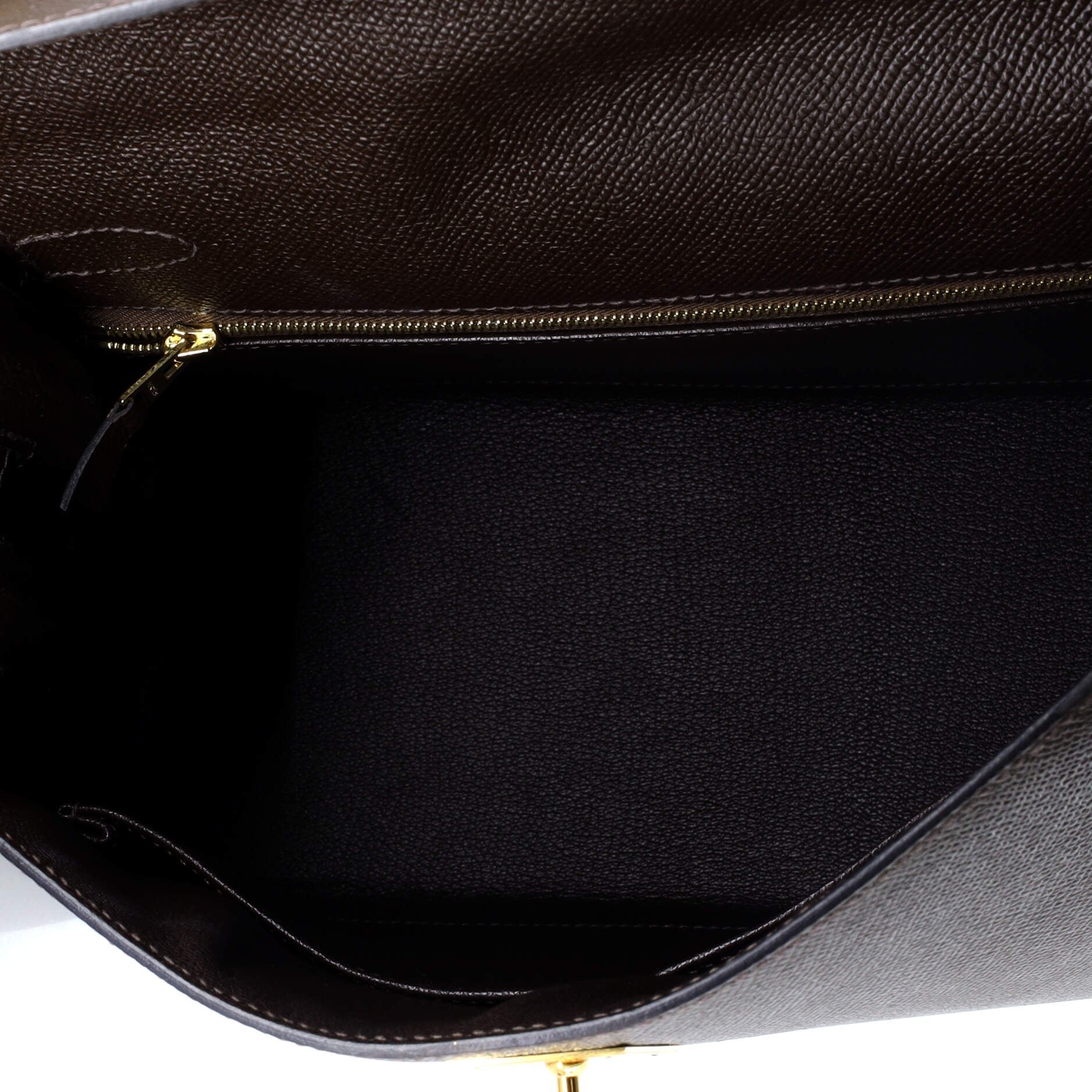 Pre-Owned Kelly Handbag Chocolat Epsom with Gold Hardware 28