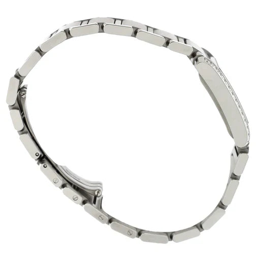 Cartier Tank Francaise Quartz Watch Stainless Steel with Diamond Bezel 25