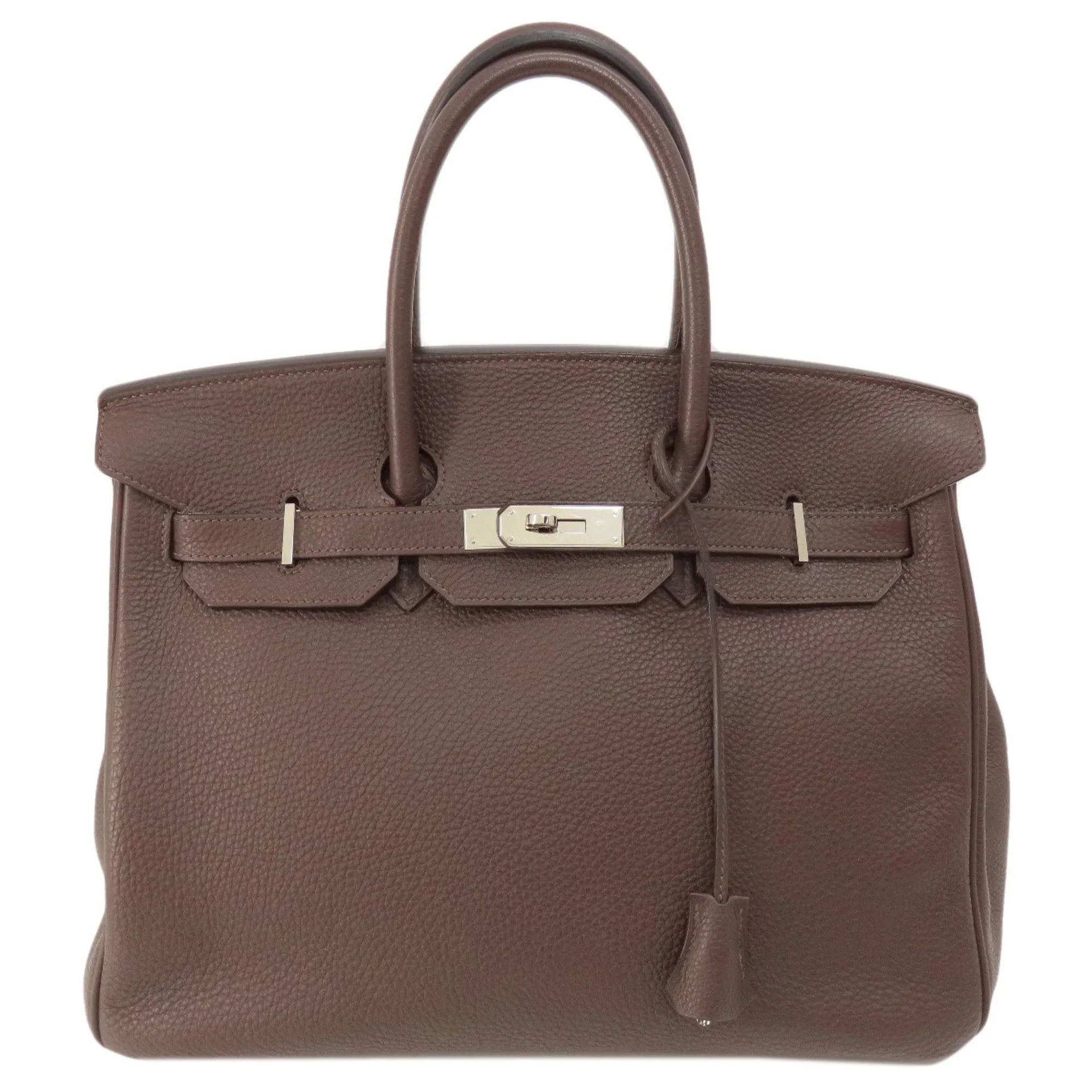 Pre-Owned Hermes Birkin 35 Dark Brown Handbag Togo Women's HERMES (Good)