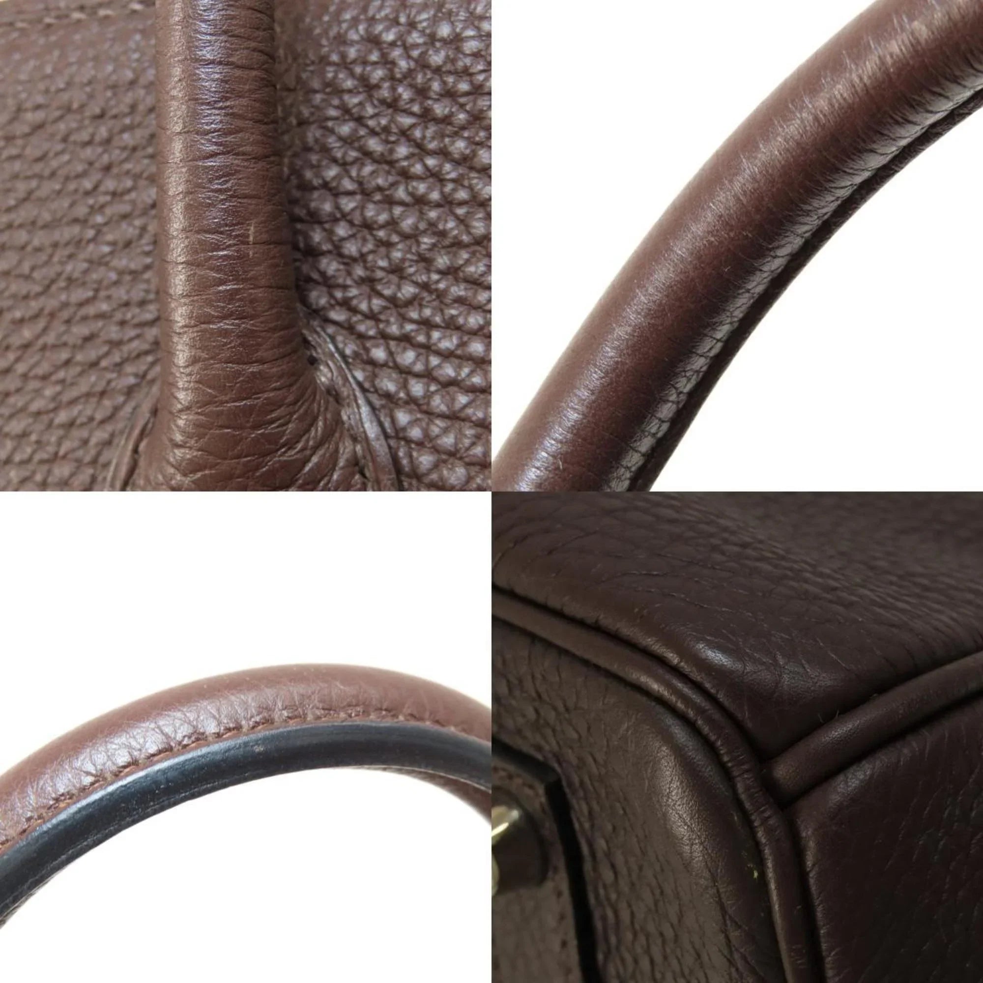 Pre-Owned Hermes Birkin 35 Dark Brown Handbag Togo Women's HERMES (Good)
